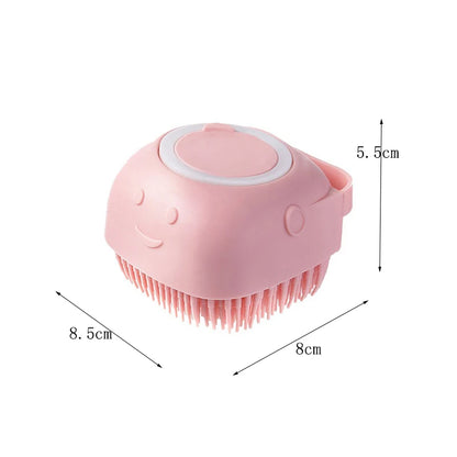 2-in-1 Silicone Pet Bath Brush