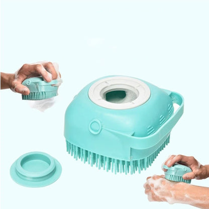 2-in-1 Silicone Pet Bath Brush